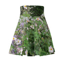 Nature: Historic Scottish Highland Castle Garden Flowers Flare Skirt