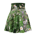 Nature: Historic Scottish Highland Castle Garden Flowers Flare Skirt