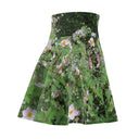 Nature: Historic Scottish Highland Castle Garden Flowers Flare Skirt