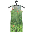 Nature: Loch Ness Poppies Fitted Dress