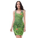 Nature: Loch Ness Poppies Fitted Dress