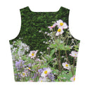 Nature: Historic Scottish Highland Castle Garden Flowers Crop Top