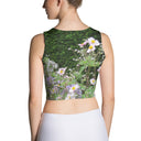 Nature: Historic Scottish Highland Castle Garden Flowers Crop Top