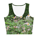 Nature: Historic Scottish Highland Castle Garden Flowers Crop Top