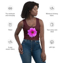 Nature: Victoria Island Dahlia Crop Top