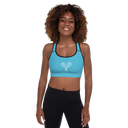 Sports: Tennis Rackets Padded Sports Bra - Black Trim