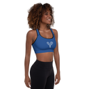 Sports: Tennis Rackets Padded Sports Bra - Black Trim