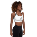 Sports: Tennis Rackets Padded Sports Bra - Black Trim