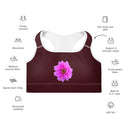 Nature: Victoria Island Dahlia Padded Sports Bra