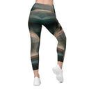 Vibe: Spiritual incense Leggings Straight Waist with Pockets