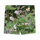 Nature: Historic Scottish Highland Castle Garden Flowers Legging Shorts