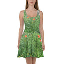 Nature: Loch Ness Poppies Flare Dress