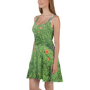 Nature: Loch Ness Poppies Flare Dress