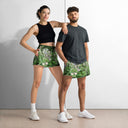 Nature: Historic Scottish Highland Castle Garden Flowers Unisex Athletic Shorts