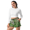 Nature: Historic Scottish Highland Castle Garden Flowers Unisex Athletic Shorts