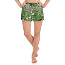 Nature: Historic Scottish Highland Castle Garden Flowers Unisex Athletic Shorts