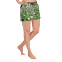 Nature: Historic Scottish Highland Castle Garden Flowers Unisex Athletic Shorts