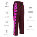 Nature: Victoria Island Dahlia Row Unisex Wide-leg Joggers