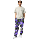 Nature: Irish Noble's Castle Lobelias Unisex Wide-leg Joggers