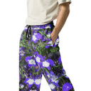 Nature: Irish Noble's Castle Lobelias Unisex Wide-leg Joggers