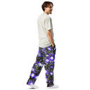 Nature: Irish Noble's Castle Lobelias Unisex Wide-leg Joggers