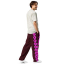 Nature: Victoria Island Dahlia Row Unisex Wide-leg Joggers