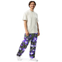 Nature: Irish Noble's Castle Lobelias Unisex Wide-leg Joggers