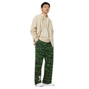 Vibe: Historic Scottish Highland Castle Garden Hedge and Flowers Unisex Wide-leg Pants