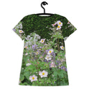 Nature: Historic Scottish Highland Castle Garden Flowers Athletic Tee for Women