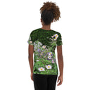 Nature: Historic Scottish Highland Castle Garden Flowers Athletic Tee for Women