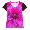 Nature: Victoria Island Dahlia Athletic Tee for Women