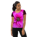 Nature: Victoria Island Dahlia Athletic Tee for Women