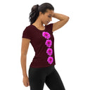 Nature: Victoria Island Dahlia Row Athletic Tee for Women