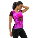 Nature: Victoria Island Dahlia Athletic Tee for Women