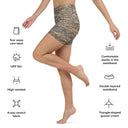 Vibe: Cliffs of Moher Nature's Pattern Yoga Shorts