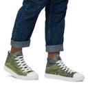 Explore: Scotland's Highland Hills High Top Canvas Shoes for Men