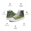 Explore: Scotland's Highland Hills High Top Canvas Shoes for Women