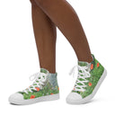 Nature: Loch Ness Poppies High Top Canvas Shoes for Women