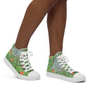 Nature: Loch Ness Poppies High Top Canvas Shoes for Women