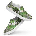 Nature: Historic Scottish Highland Castle Garden Flowers Slip-on Canvas Shoes for Women