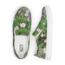 Nature: Historic Scottish Highland Castle Garden Flowers Slip-on Canvas Shoes for Women