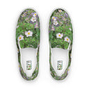 Nature: Historic Scottish Highland Castle Garden Flowers Slip-on Canvas Shoes for Women