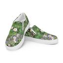 Nature: Historic Scottish Highland Castle Garden Flowers Slip-on Canvas Shoes for Women