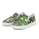 Nature: Historic Scottish Highland Castle Garden Flowers Slip-on Canvas Shoes for Women